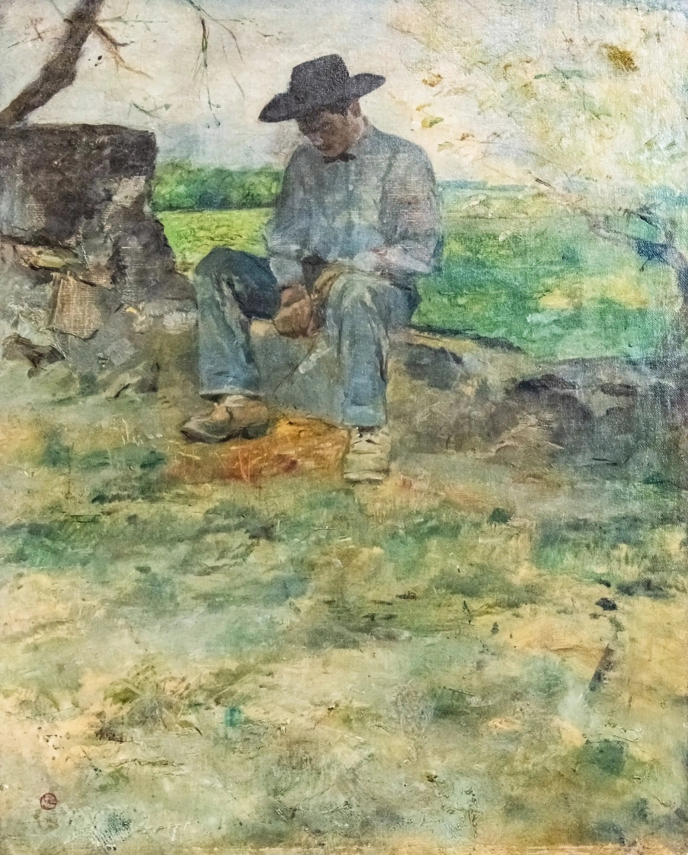 Reproduction du tableau « Le Jeune Routy à Céleyran - Henri de Toulouse-Lautrec » par Alpha Reproduction en peinture à l’huile