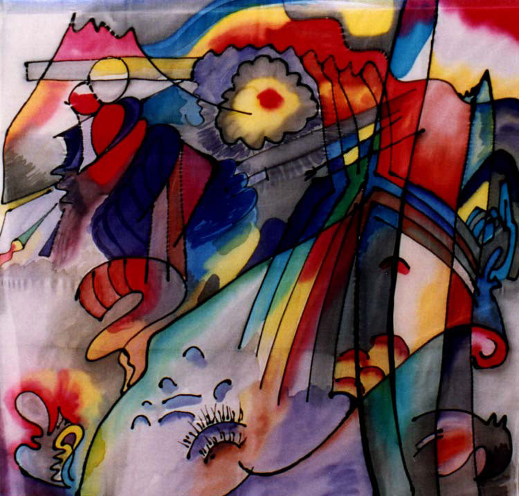 293 - Vassily Kandinsky image 1 copie de tableau peinte à la main