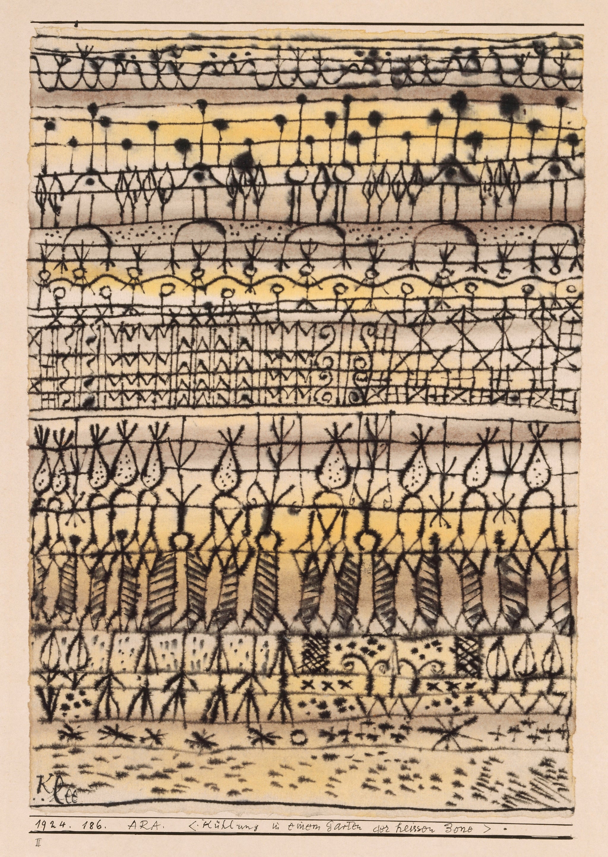 ARA. “Cooling in a Garden of the Torrid Zone” - Paul Klee