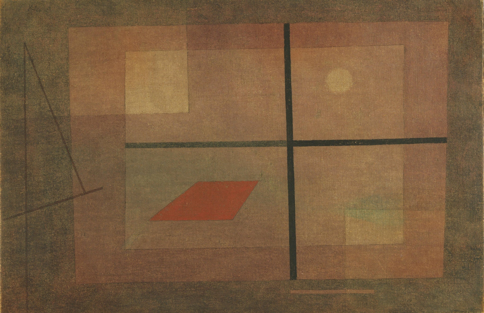 But the Red Roof - Paul Klee