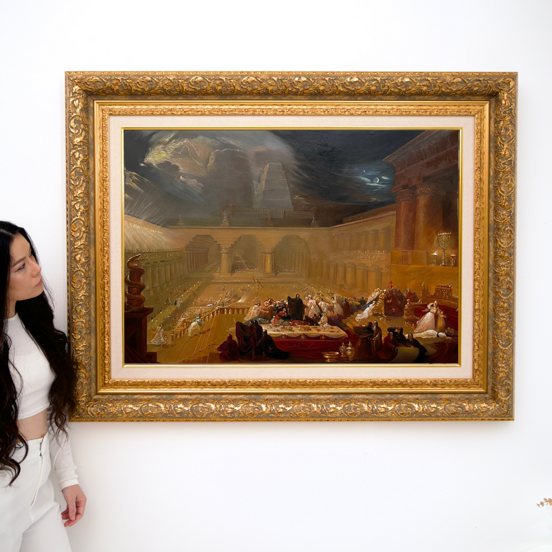 Das Festmahl des Belsazar - John Martin