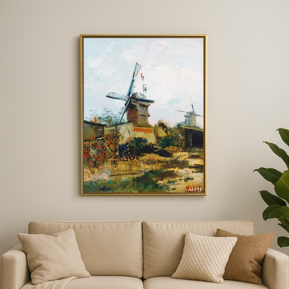 🌬️ Die Alte Mühle in Montmartre – Vincent van Gogh (1886)