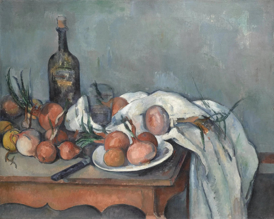 Stillleben mit Zwiebeln - Paul Cézanne