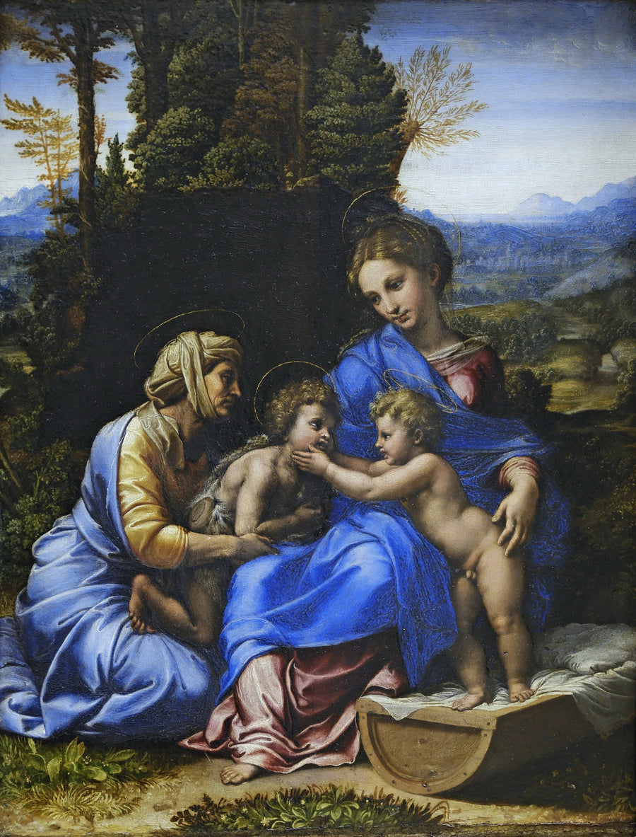 Die kleine Heilige Familie - Raphael Sanzio