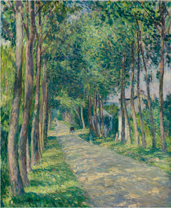 ATTELAGE SUR UNE ROUTE ENSOLEILLÉE - Henri Lebasque