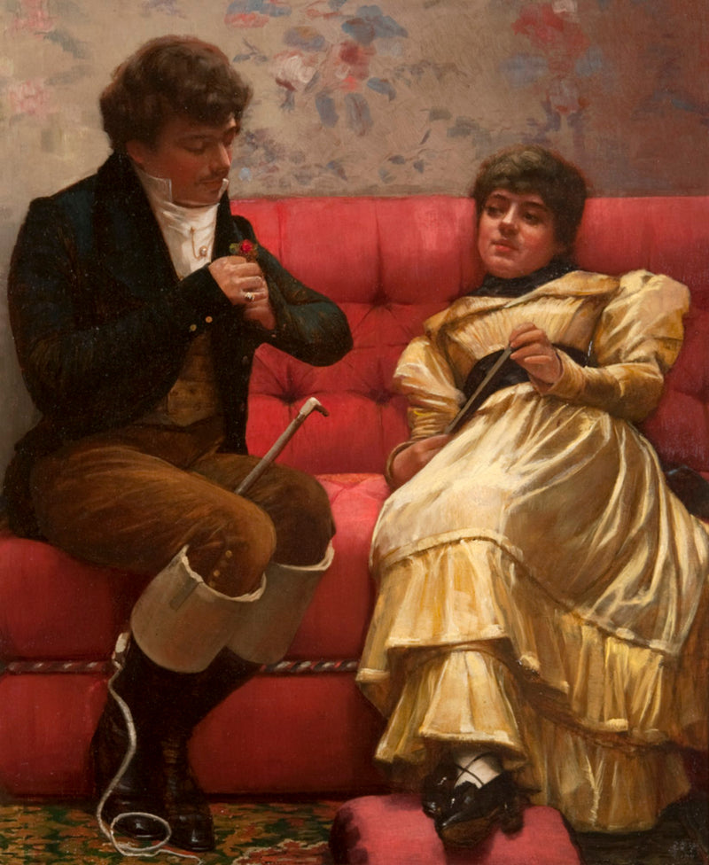 Une conquête, un cœur pour une rose - John Lavery