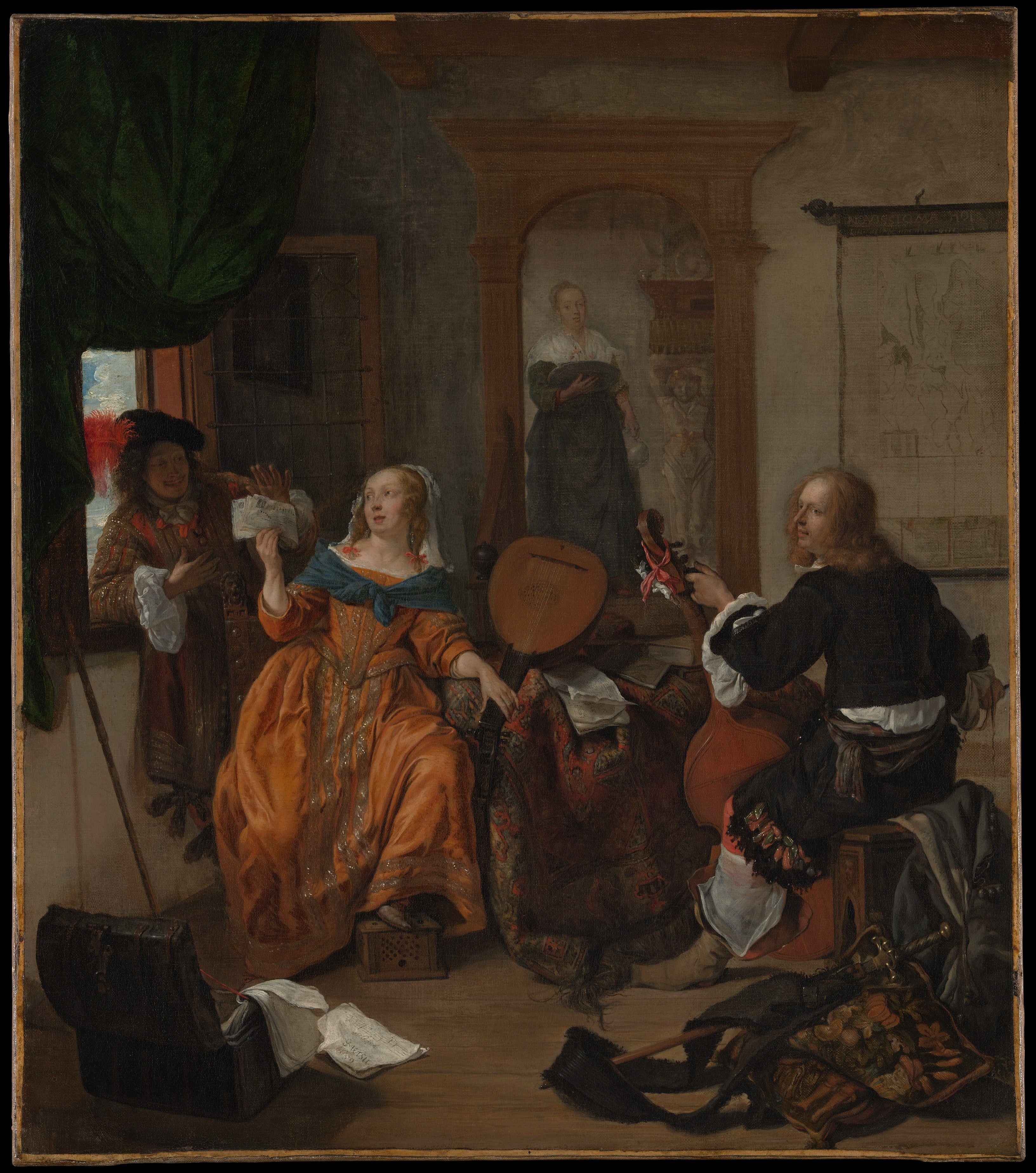 Une fête musicale - Gabriel Metsu