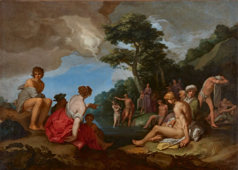 Le Baptême du Christ - Abraham Bloemaert