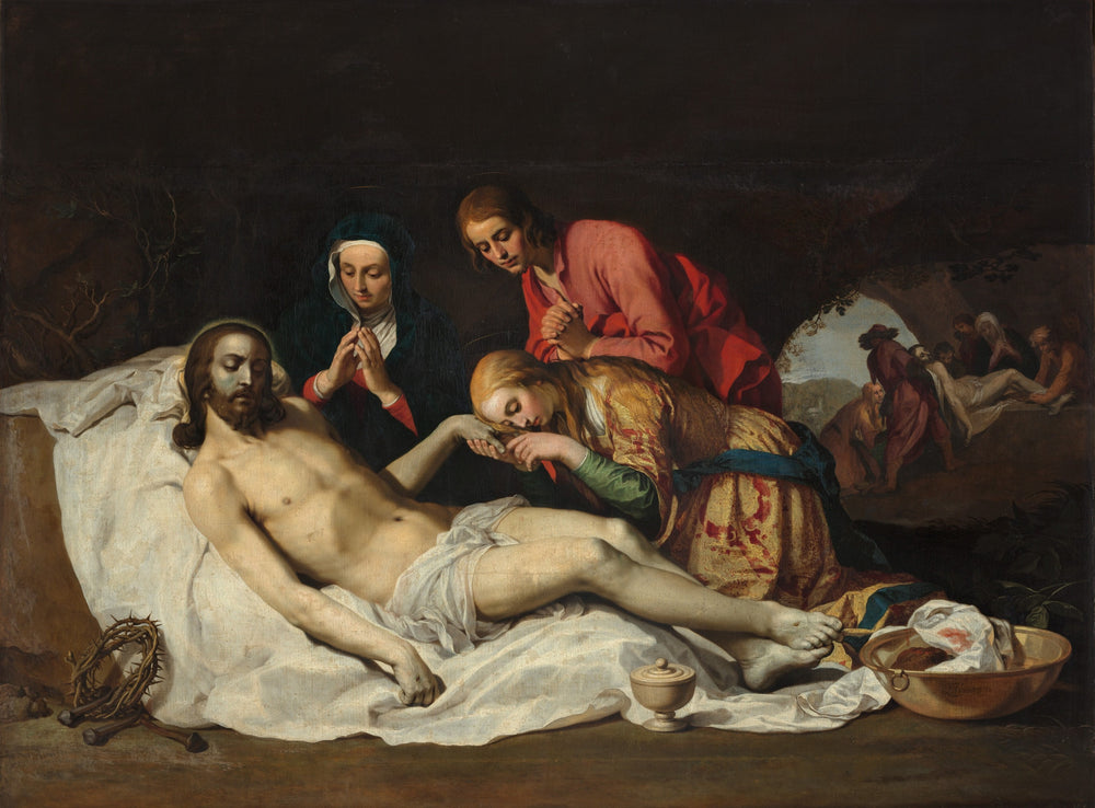 La Lamentation du Christ - Abraham Bloemaert image 1 copie peinte à la main à l’huile