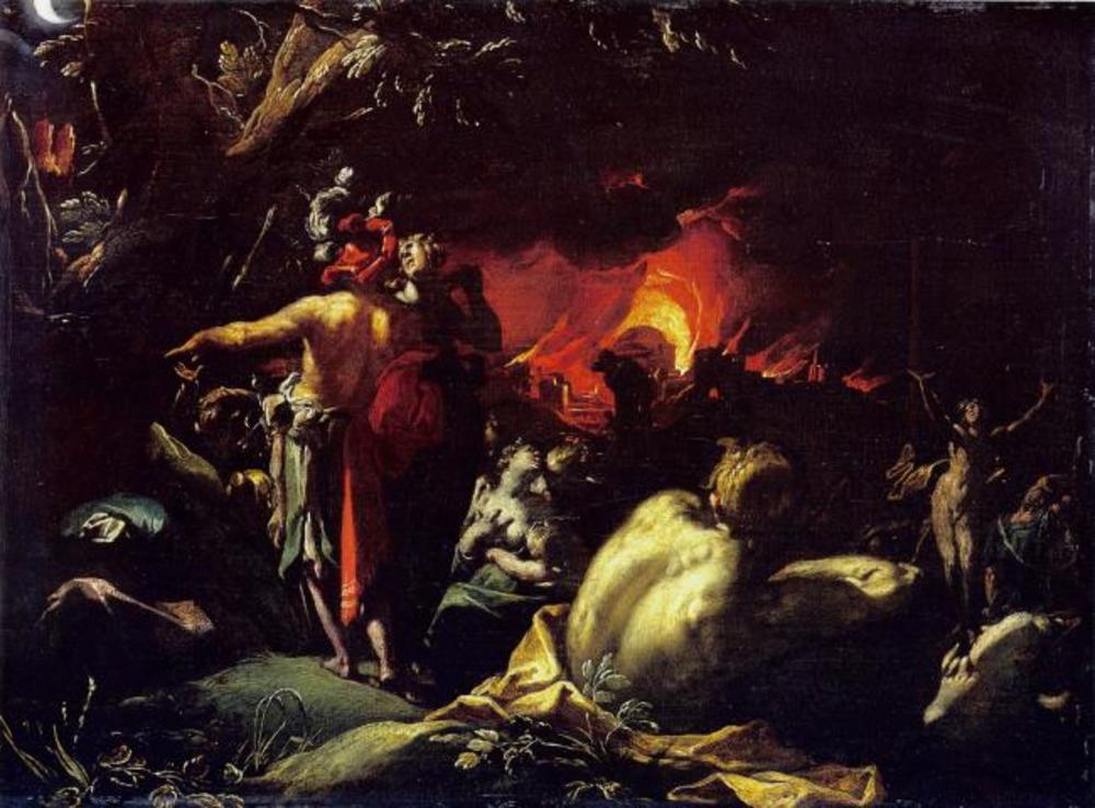 L'incendie de Troie - Abraham Bloemaert image 1 tableau peint à l’huile sur toile