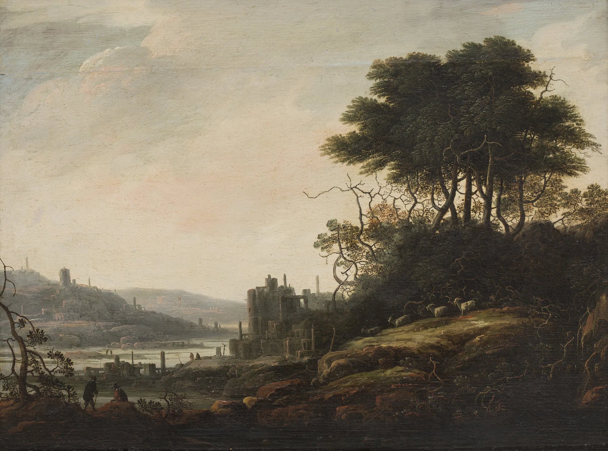 Paysage - Abraham Bloemaert image 1 reproduction de peinture à l’huile
