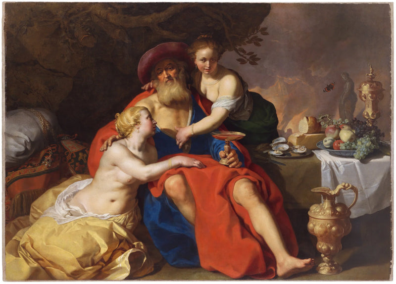 Lot et ses filles - Abraham Bloemaert