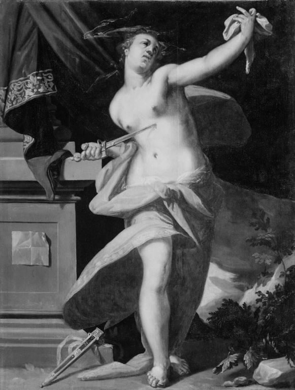 Le suicide de Lucrèce - Abraham Bloemaert image 1 reproduction artisanale de tableau