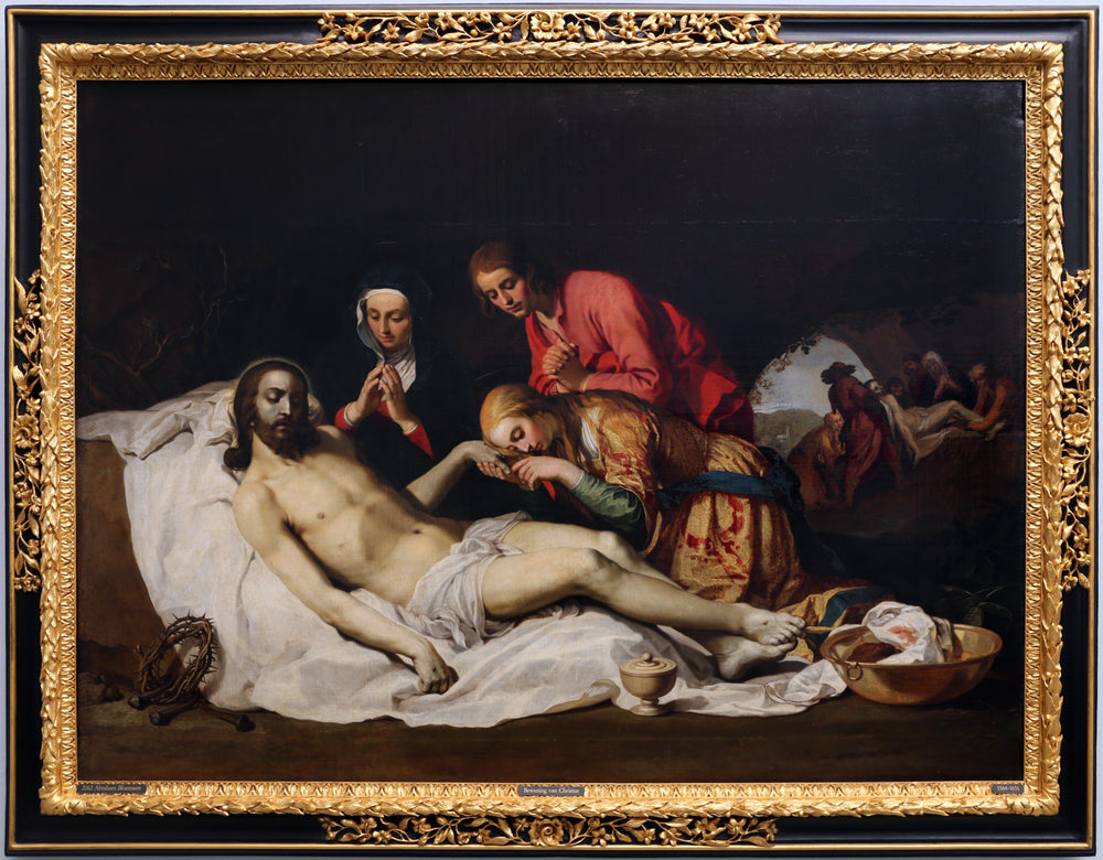 La lamentation sur le corps du Christ mort - Abraham Bloemaert image 1 reproduction réalisée par Alpha Reproduction