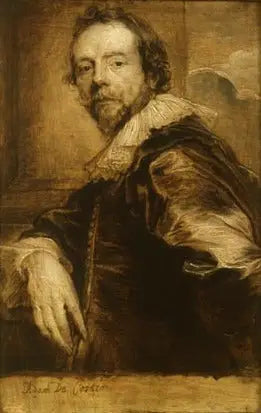 Portrait in Grauwerte von Anthony Van Dyck - Antoine van Dyck