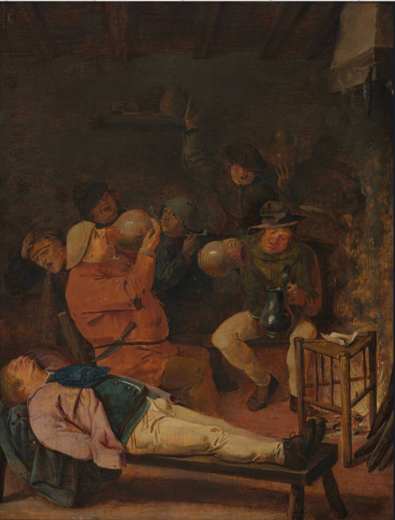 Intérieur d'une auberge - Adriaen Brouwer