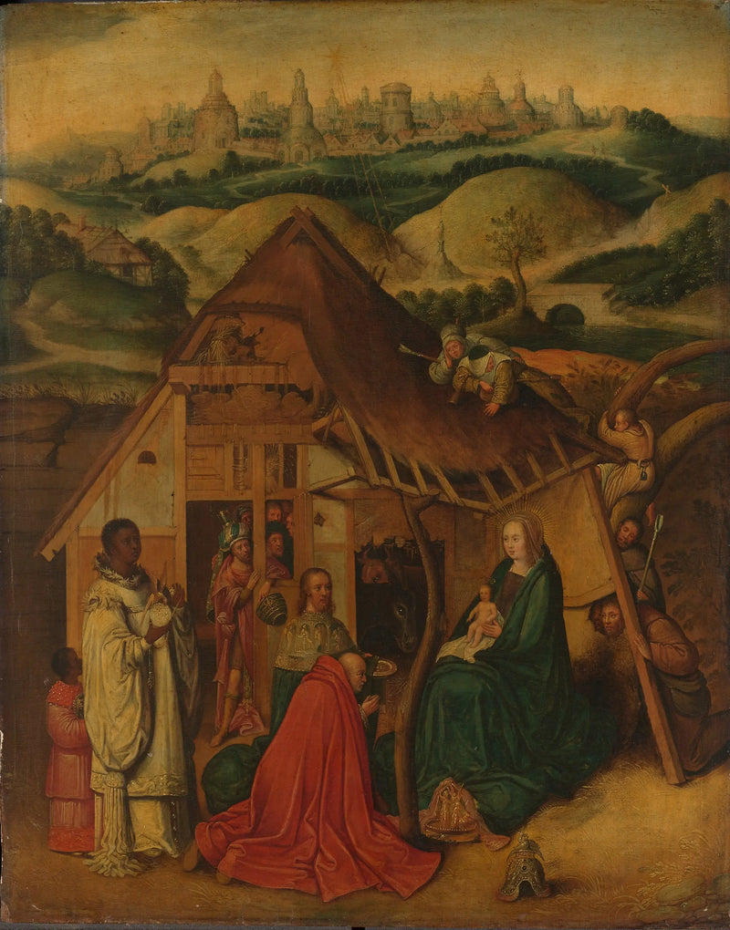 Die Anbetung der Magier - Hieronymus Bosch