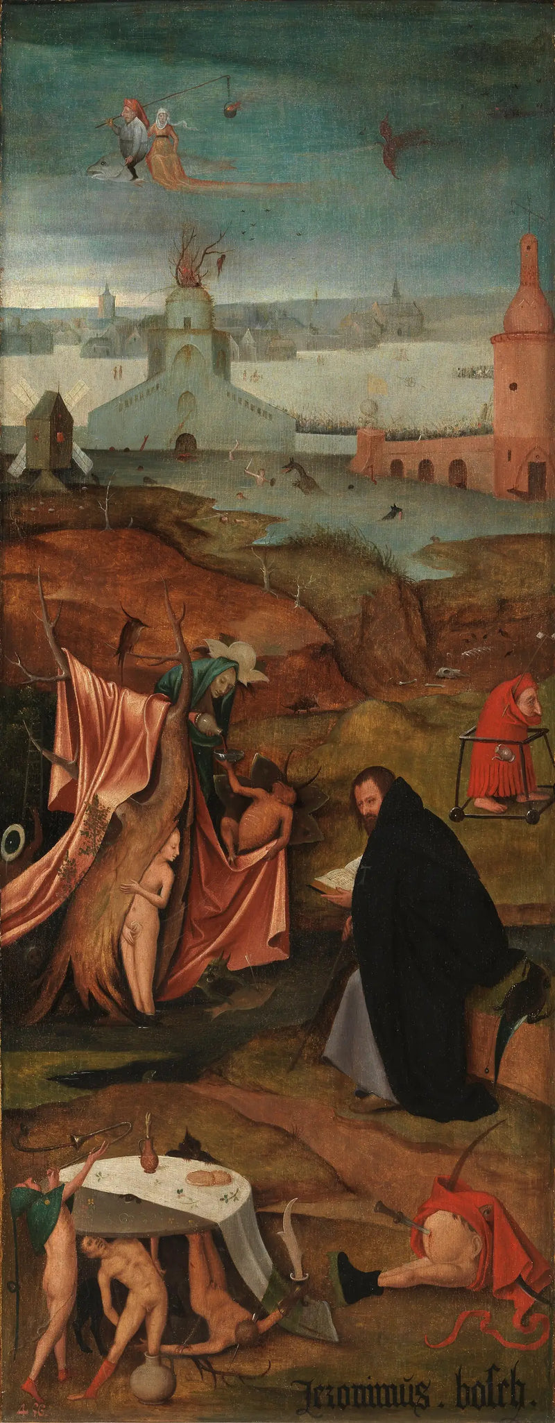 Die Versuchung des heiligen Antonius - Hieronymus Bosch