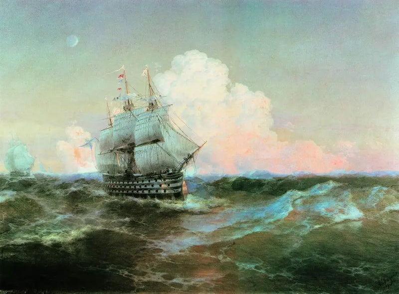Schiff „Die Zwölf Apostel“ - Ivan Aïvazovski