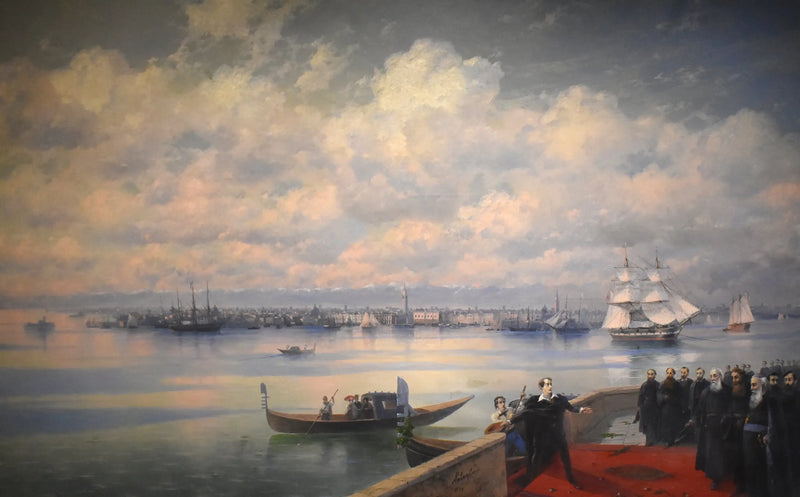 Byron's Besuch bei den Mekhitaristen auf der Insel Surb Ghazar - Ivan Aïvazovski