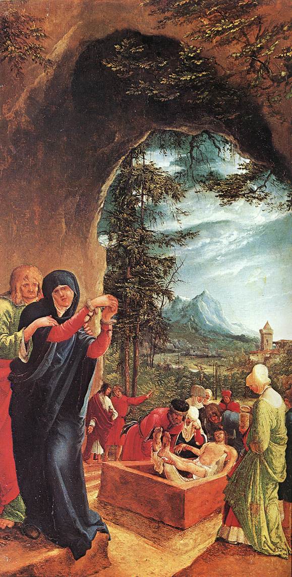 La mise au tombeau du Christ - Albrecht Altdorfer