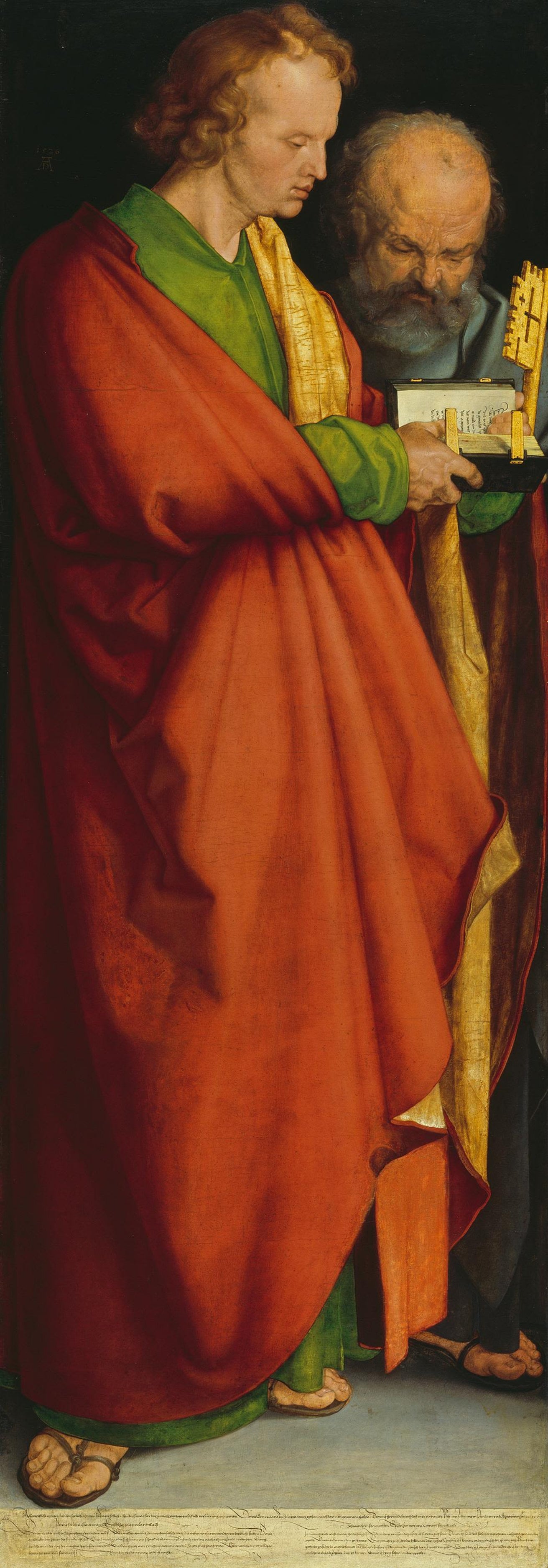 Les quatre apôtres: saints Jean et Pierre - Albrecht Dürer - Alpha Reproduction