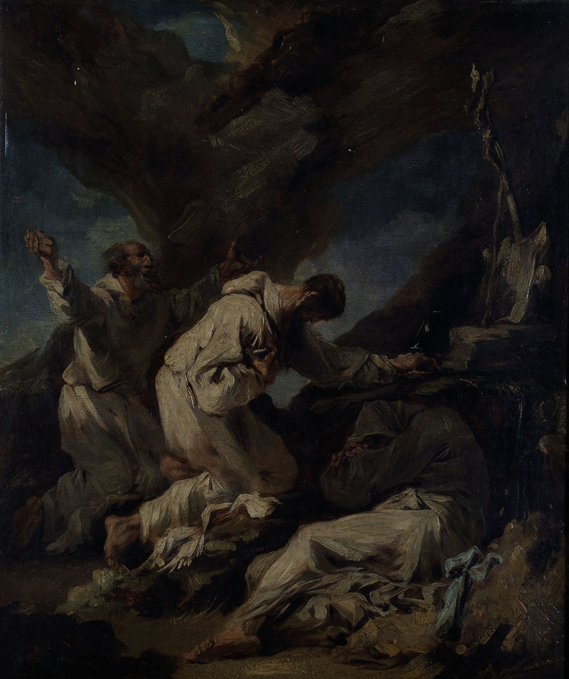 Moines en prière - Alessandro Magnasco