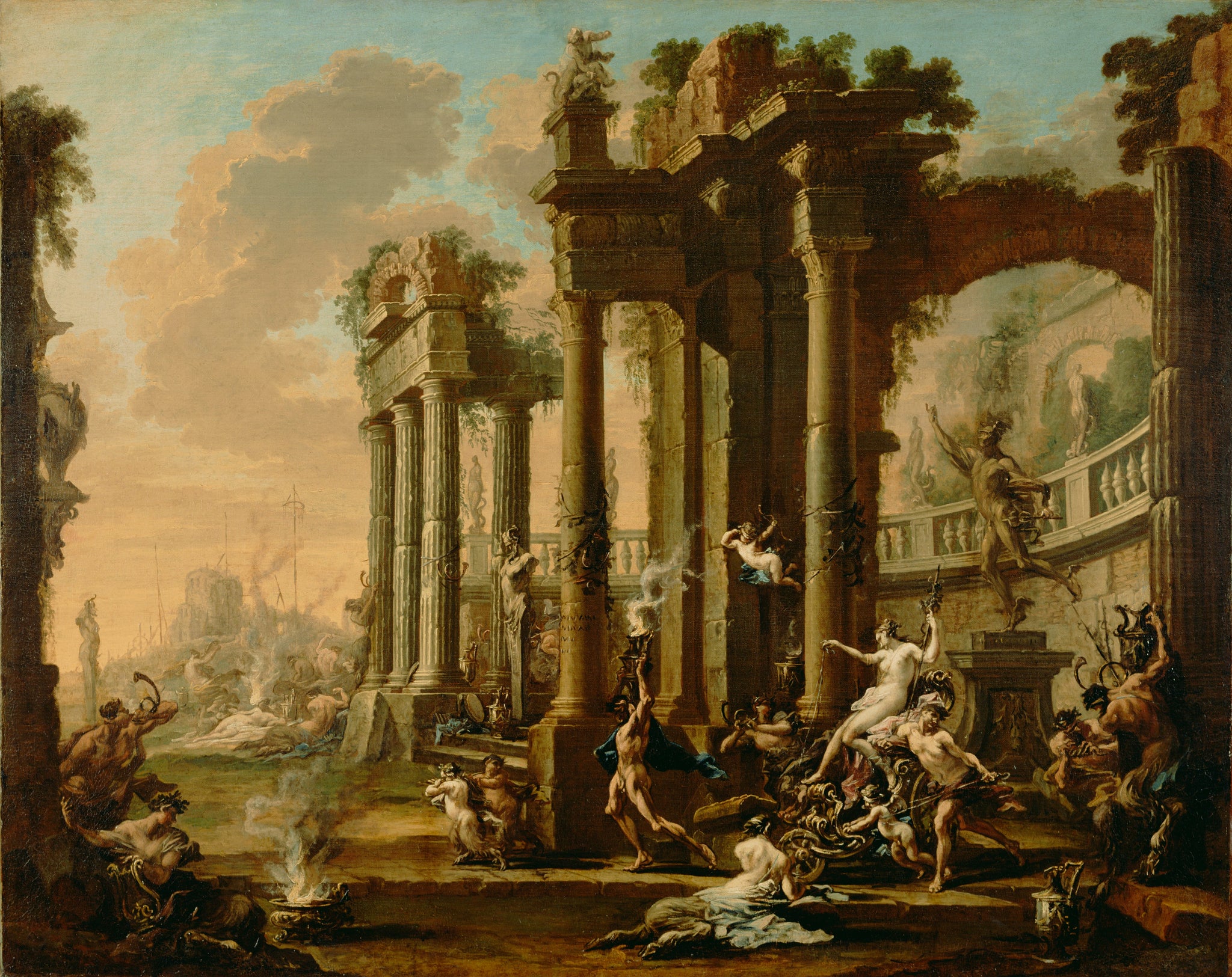 Le triomphe de Vénus - Alessandro Magnasco image 1 reproduction réalisée par Alpha Reproduction