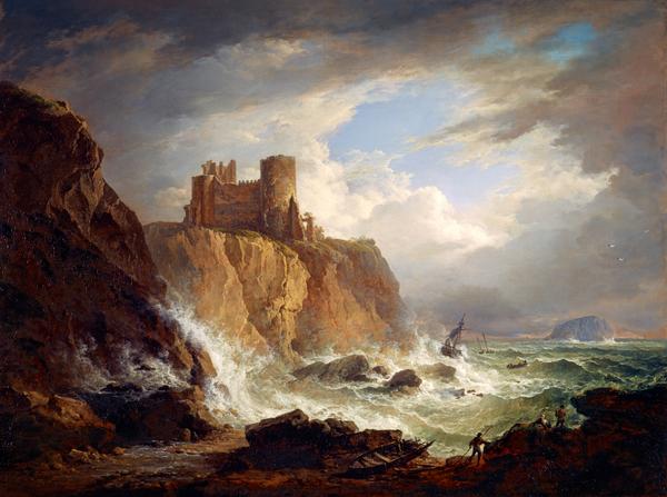 Le Château de Tantallon et Bass Rock - Alexander Nasmyth