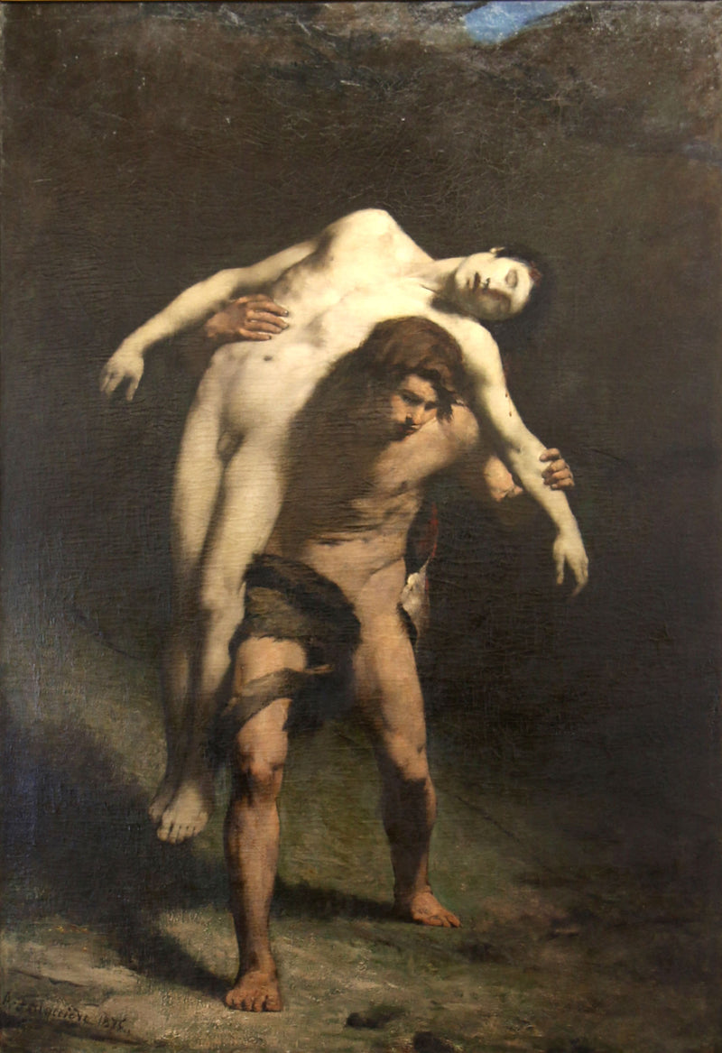 Caïn portant le corps d'Abel - Alexandre Falguière