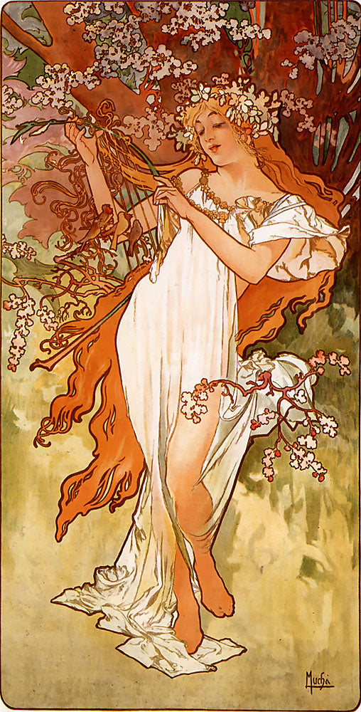Frühling - Alphonse Mucha