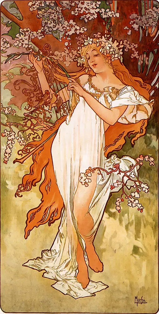 Frühling - Alphonse Mucha