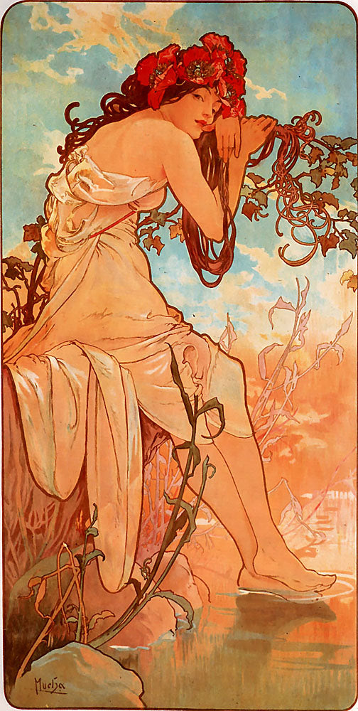 Sommer - Alphonse Mucha