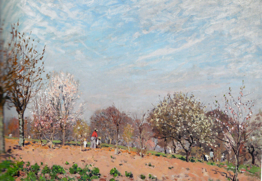 Pommiers en fleurs à Louveciennes – Alfred Sisley