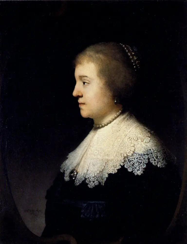 Porträt der Prinzessin Amalia van Solms - Rembrandt