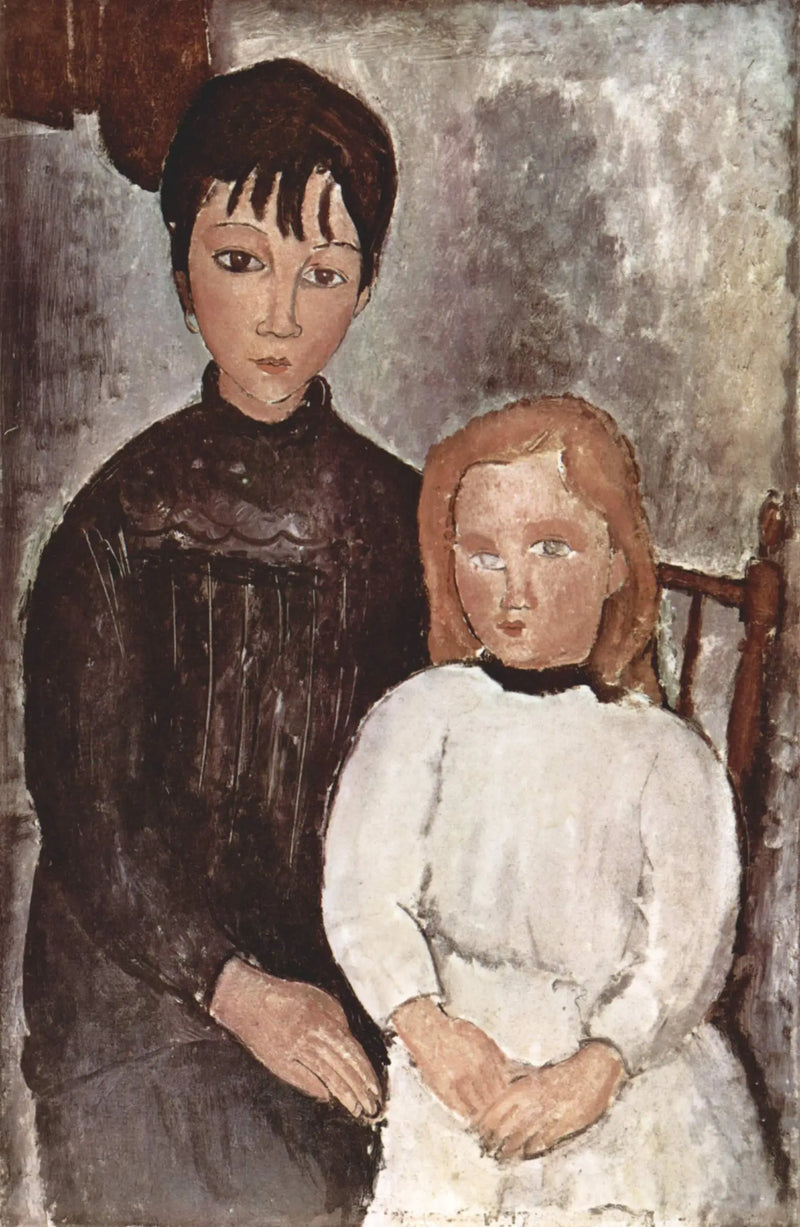 Zwei Mädchen - Amedeo Modigliani