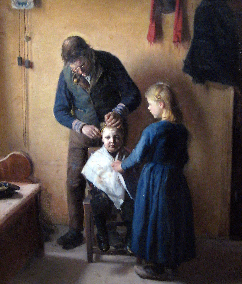 Beim Friseur - Anna Ancher