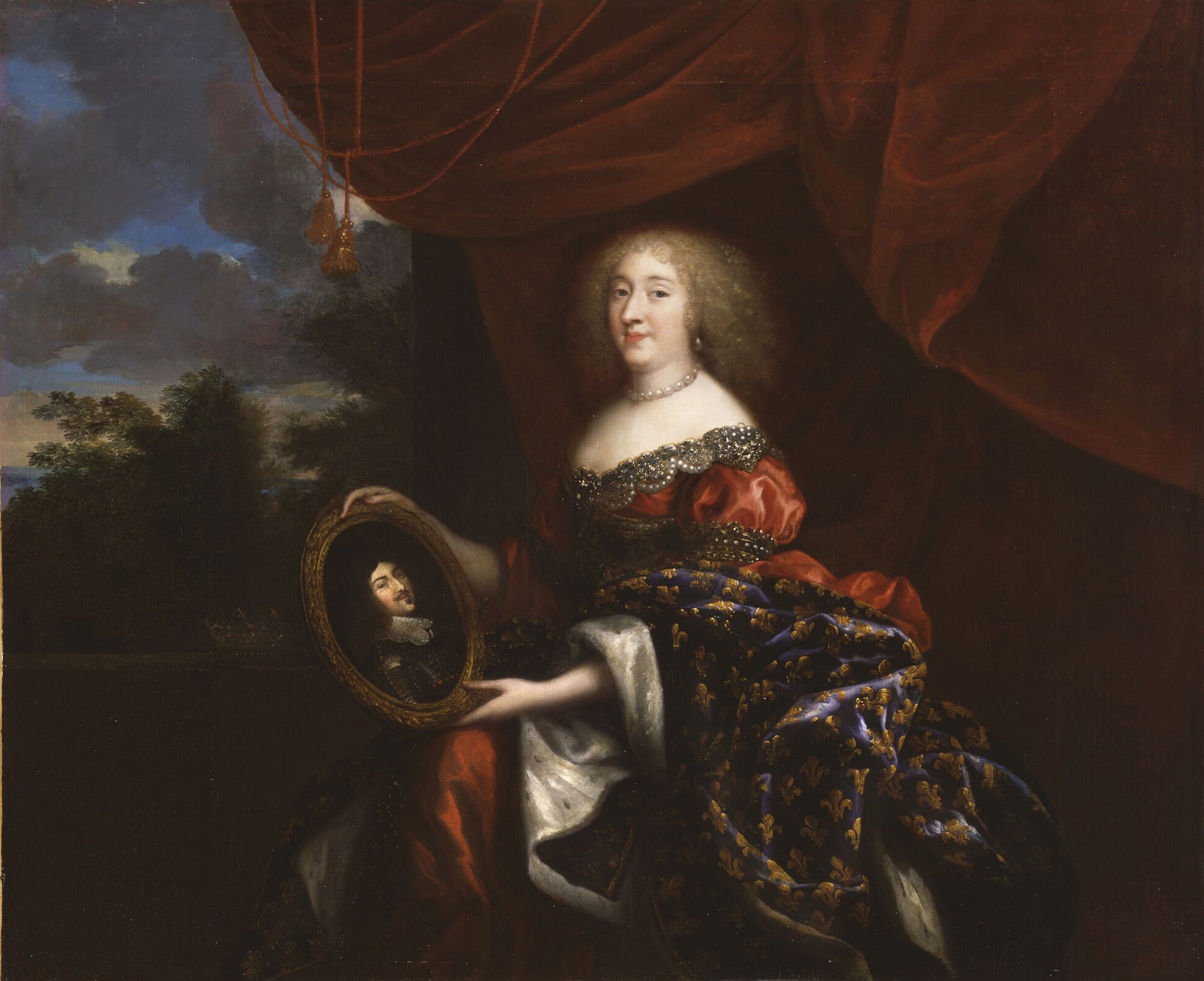 Anne-Marie-Louise d'Orléans (1627-1693), Herzogin von Montpensier, genannt die Große Mademoiselle - Jean Nocret