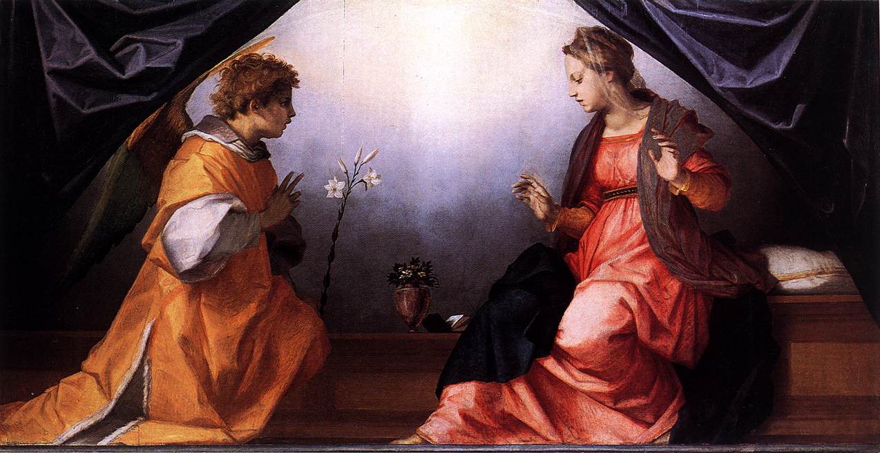Annonciation - Andrea del Sarto - Alpha Reproduction