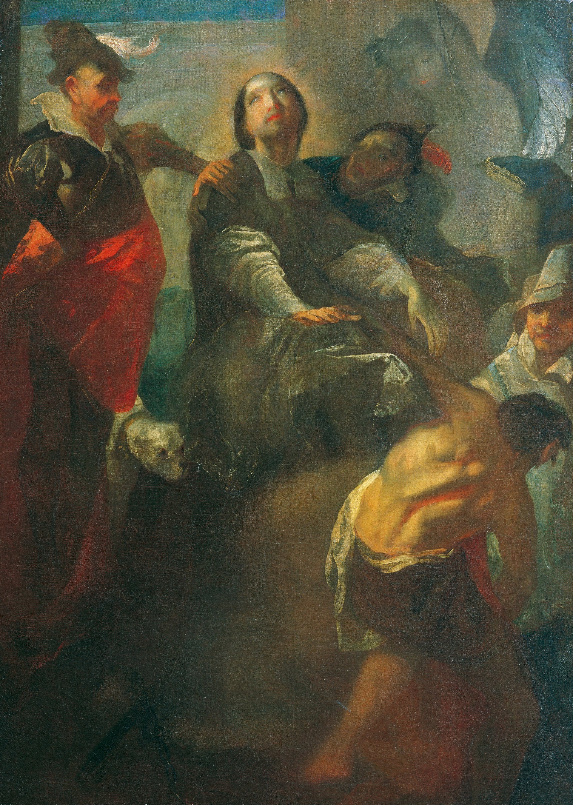 La capture de saint Jean Népomucène - Franz Anton Maulbertsch image 1 reproduction de peinture à l’huile
