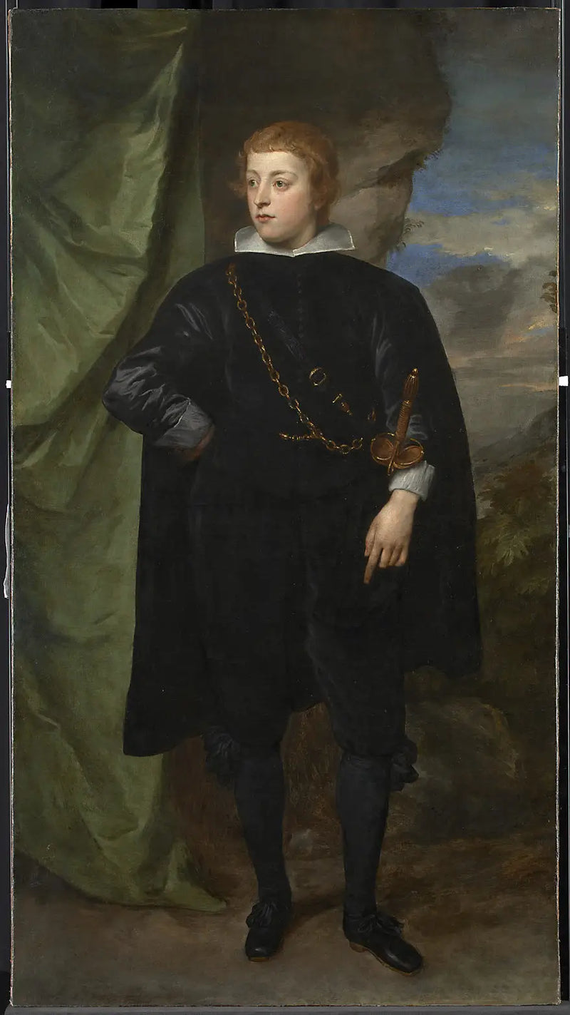 Porträt von Carlo Emanuele d'Este, Marquis von Borgomanero (1622-1695) - Antoine van Dyck