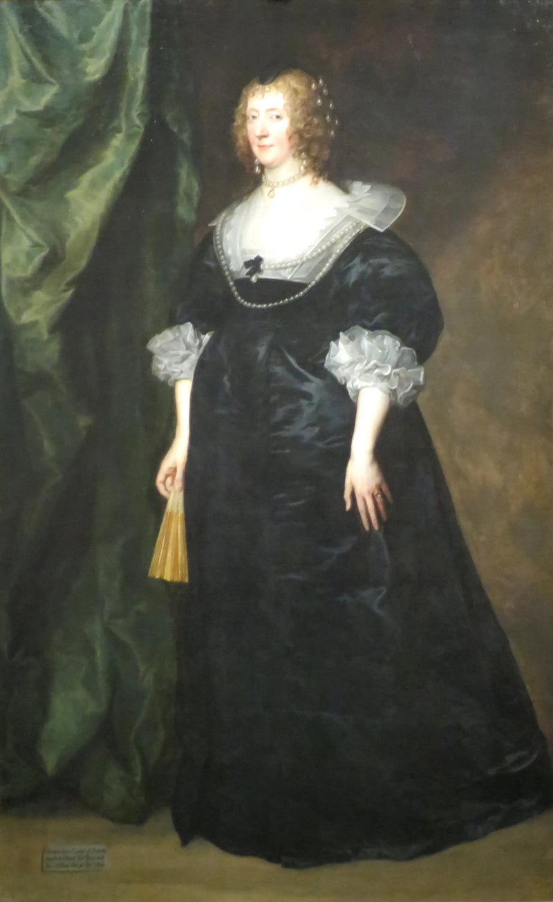 Portrait von Christiana Bruce, Lady Cavendish, Countess of Devonshire (verstorben 1675) - Antoine van Dyck