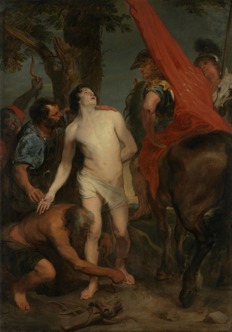 Der Martyrdom des heiligen Sebastian. - Antoine van Dyck