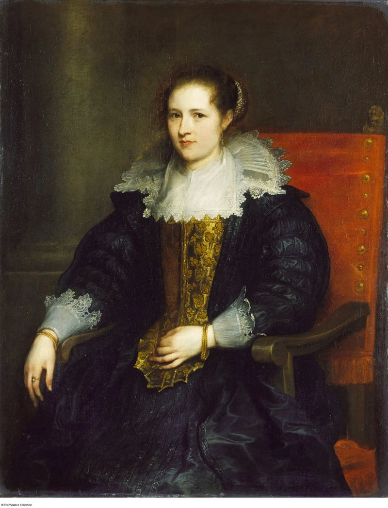Portrait von Isabella Waerbeke - Antoine van Dyck
