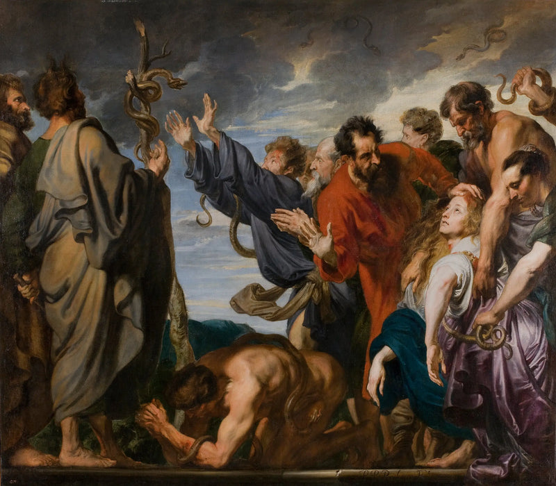 Moses und die Schlange von Aïrain - Antoine van Dyck
