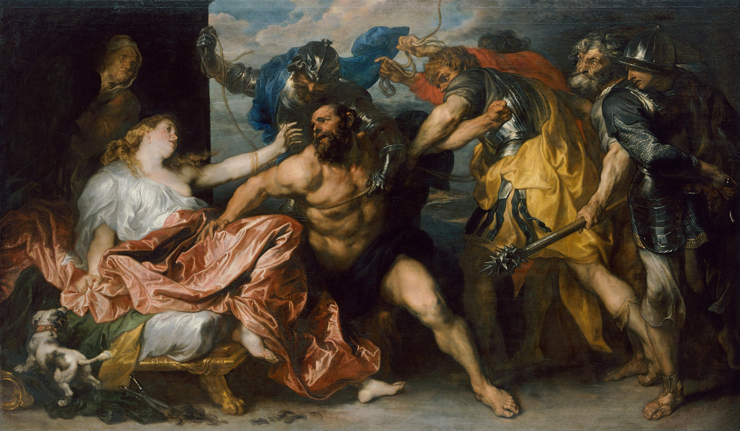 🦁 Samson und Delila – Anthony van Dyck (um 1620)