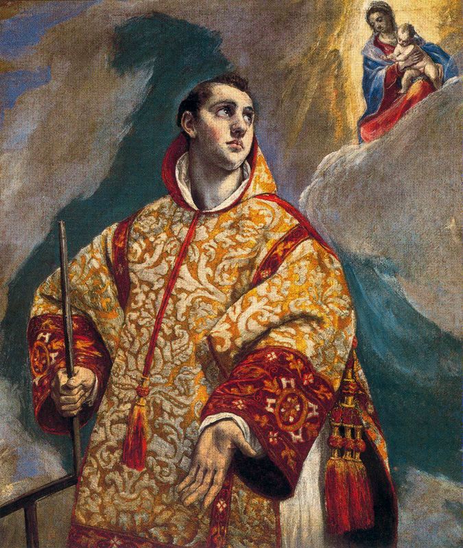 Erscheinung der Jungfrau in San Lorenzo - El Greco