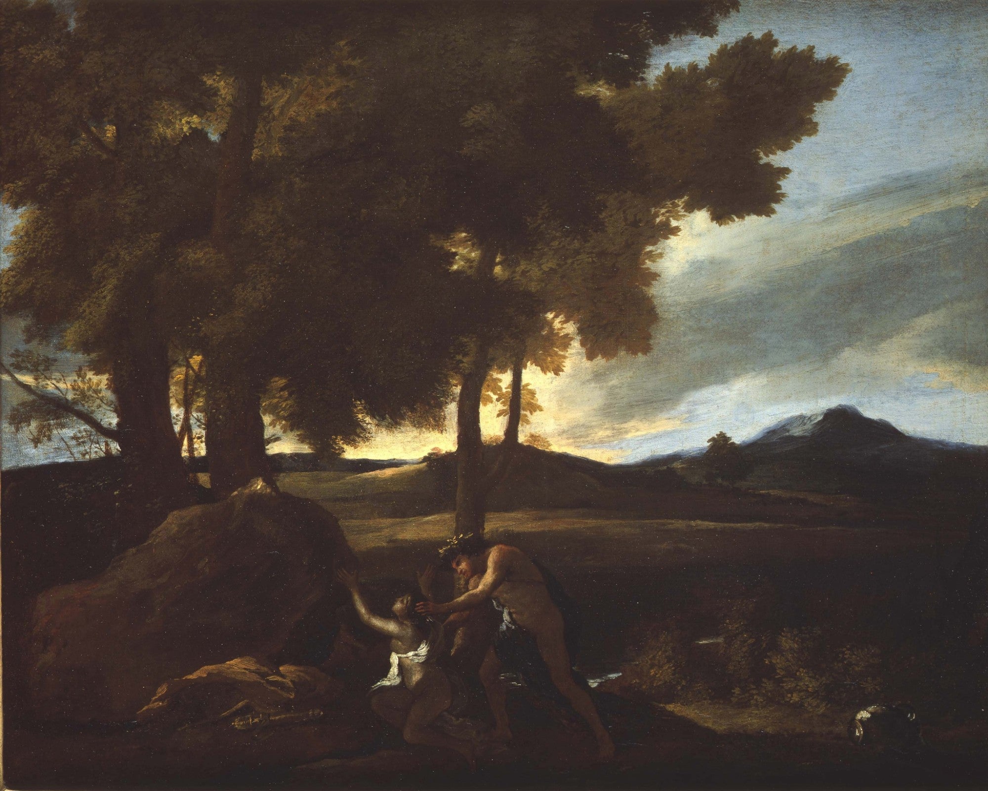 Apollon und Daphne - Nicolas Poussin