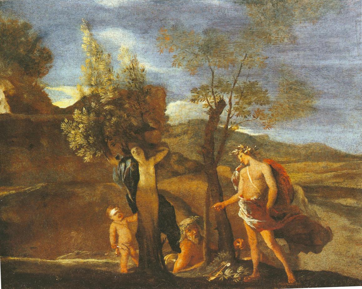 Apollon und Daphne - Nicolas Poussin