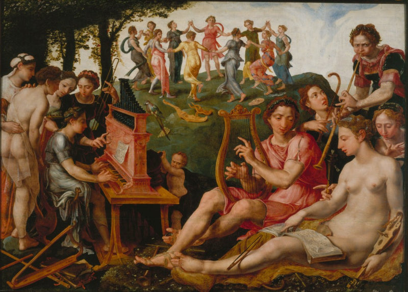 Apollon et les Muses - Maarten van Heemskerck